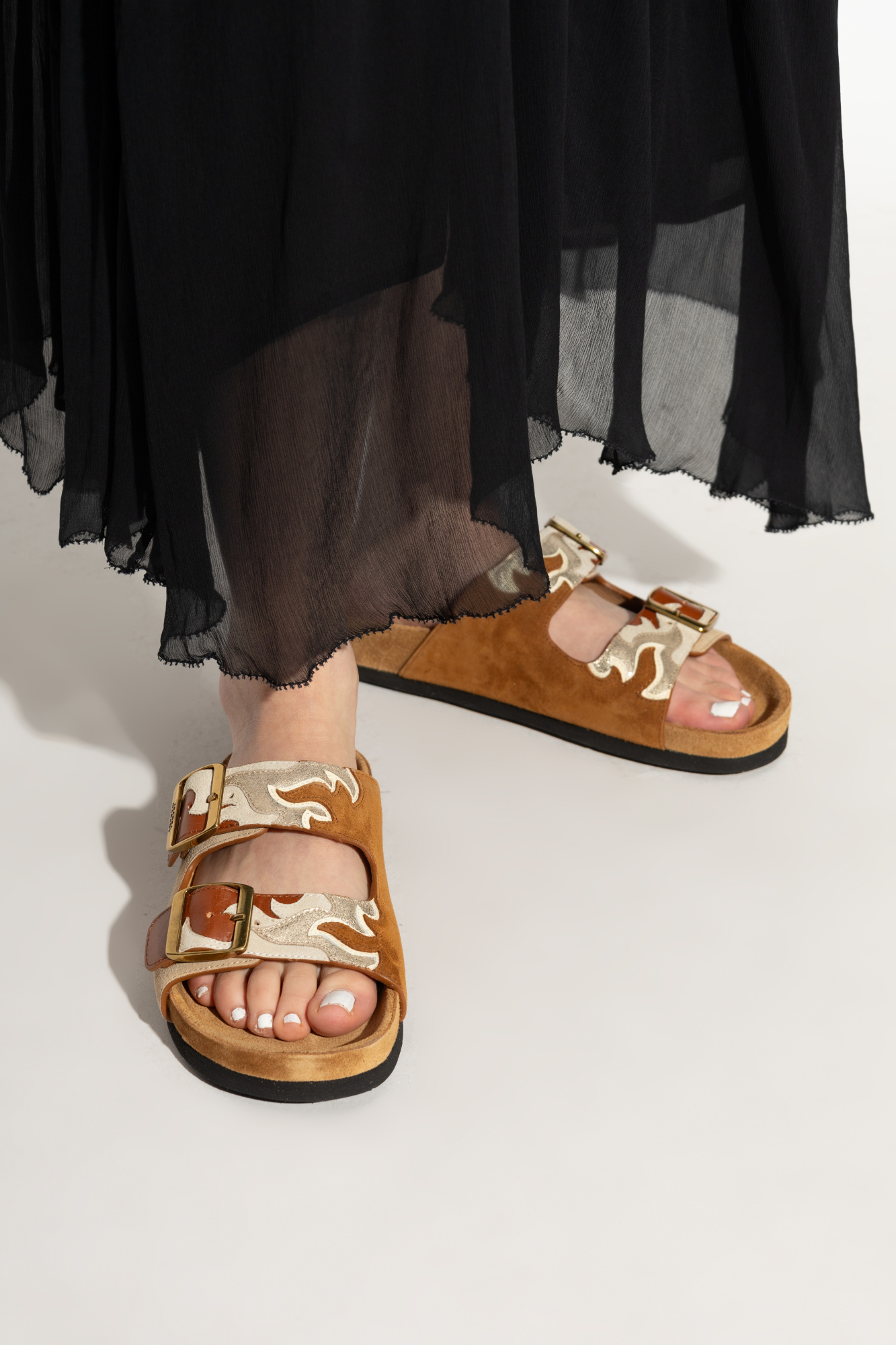 サンダル・ミュール ISABEL MARANT Women Sandals SD0118FAB2B11S90LB Beige LELIK SANDALS Woman beige | ISABEL MARANT Official online store